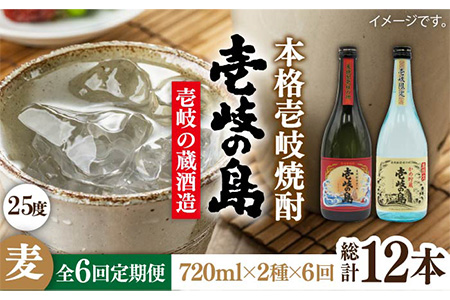 【全6回定期便】壱岐の島 25度と壱岐の島 かめ貯蔵 25度のセット [JDB223] 78000 78000円
