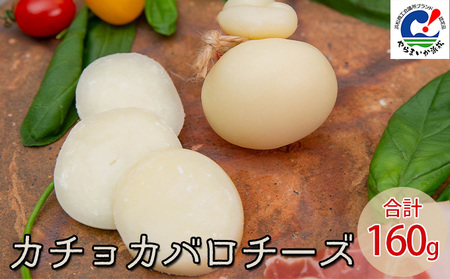浜松地域ブランド「やらまいか」認定品のチーズ。カチョカバロチーズ合計160g（丸、カット含む）【配送不可：離島】 加工食品 乳製品 