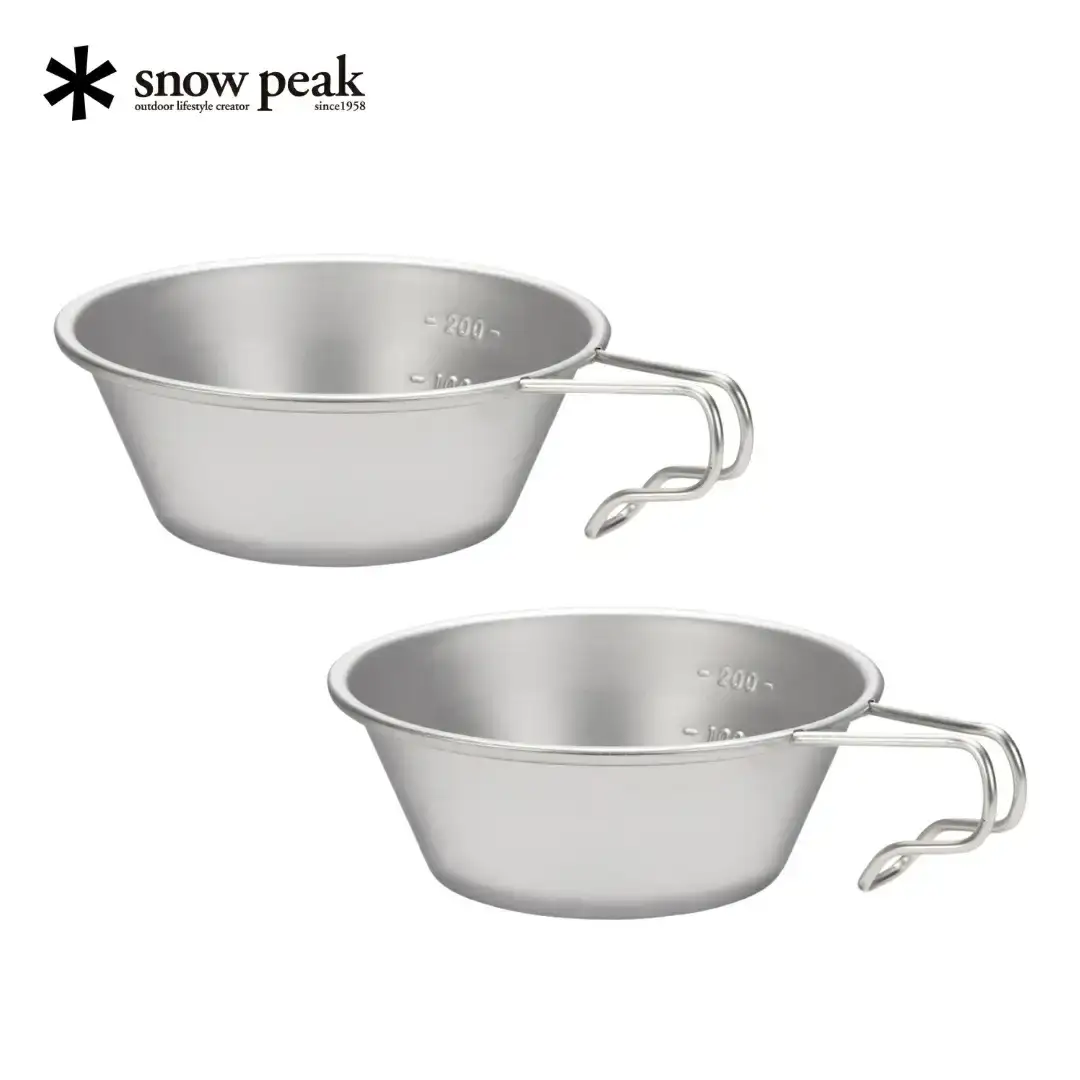 スノーピーク ステンレス シェラカップ 2個セット Snow Peak 