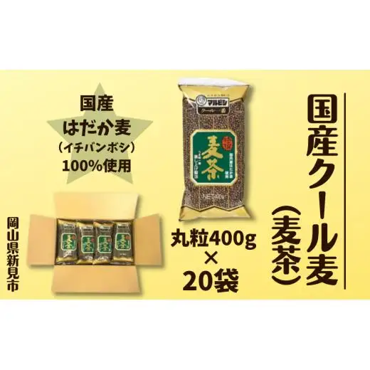 国産クール麦400g×20袋セット