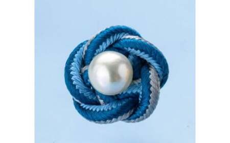 パール 組紐 ピンブローチ 宇和海 8.0-8.5mm 暁工房 ブローチ 真珠 アクセサリー アコヤ真珠 本真珠 ファッション フォーマル 冠婚葬祭 慶事 結婚式 卒業式 入学式 お祝い ギフト 贈り物 人気 特産品 国産 愛媛 宇和島 A020-002001