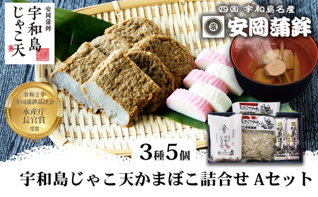 じゃこ天かまぼこAセット3種安岡蒲鉾店 練り物練り物 C015-020001