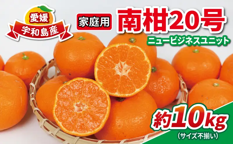 【みかん】南柑20号10kg家庭用サイズ不揃いNBUみかん|B015-058002