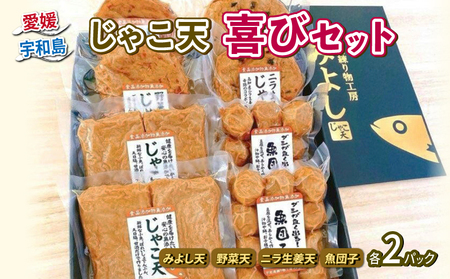 じゃこ天 練り物 喜びセット 宇和島練り物工房みよし C012-061001