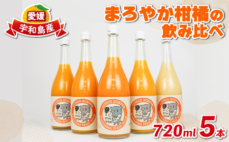 みかんジュース (720ml×5本) │ まろやか みかんジュース ヨシファーム H014-067002
