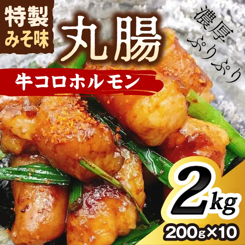 牛コロホルモン 2kg (200g×10パック) セット【019-0019】