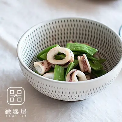 小石原焼 カネハ窯 飛び鉋中鉢(全飛び鉋) AA45