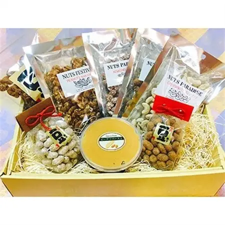 手作りナッツ【7種】+無添加ピーナツペースト250g　詰合せセット_惣菜・加工品 乾物    惣菜・加工品     野菜 豆  まめ マメ_【1096225】
