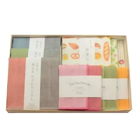 厳選　蚊帳織ふきん 計9枚セット_雑貨・日用品  キッチン用品 _【1146811】
