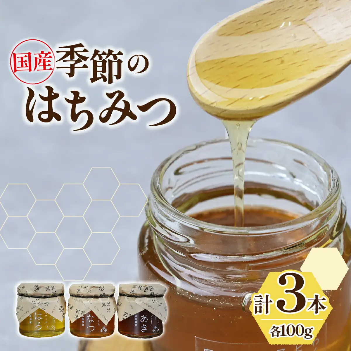 季節のはちみつ_調味料 はちみつ  ハチミツ 蜂蜜_【1334122】