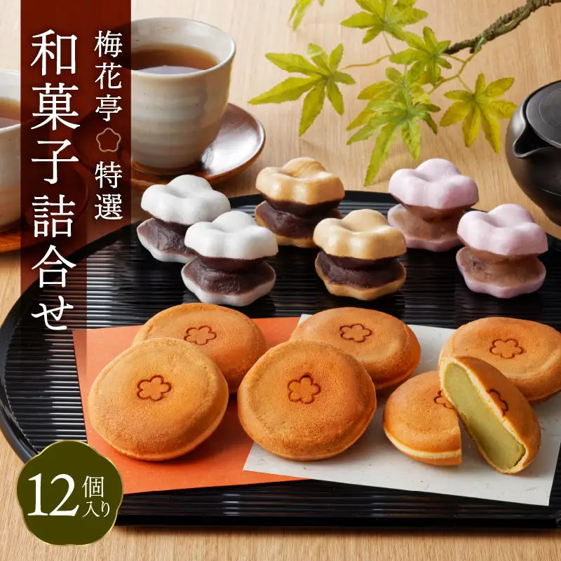 梅花亭特選 和菓子詰合せ[１２個入り]_0006-002-T03