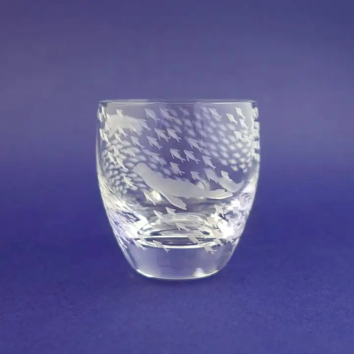 浅草切子 aquatic「Sea Lion Fish 冷酒杯」_0012-007-T03