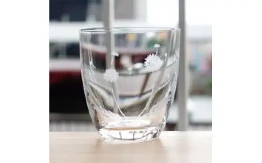 浅草切子 暮らしの硝子「たんぽぽ FLEUR」化粧箱入り_0012-013-T03