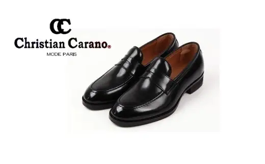 【浅草の靴】クリスチャンカラノ 本革ビジネスシューズ[FH-25](サイズ：25.5cm、カラー：ブラック)_0045-005-T03-1-2