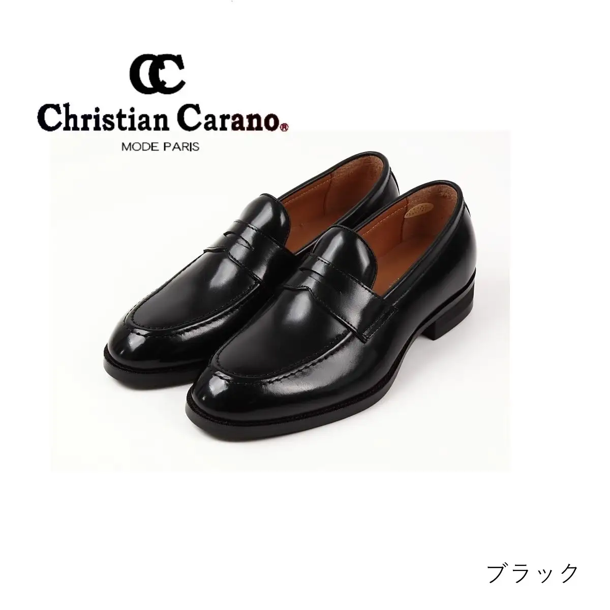 【浅草の靴】クリスチャンカラノ 本革ビジネスシューズ[FH-25](サイズ：26.0cm、カラー：ブラック)_0045-005-T03-1-3