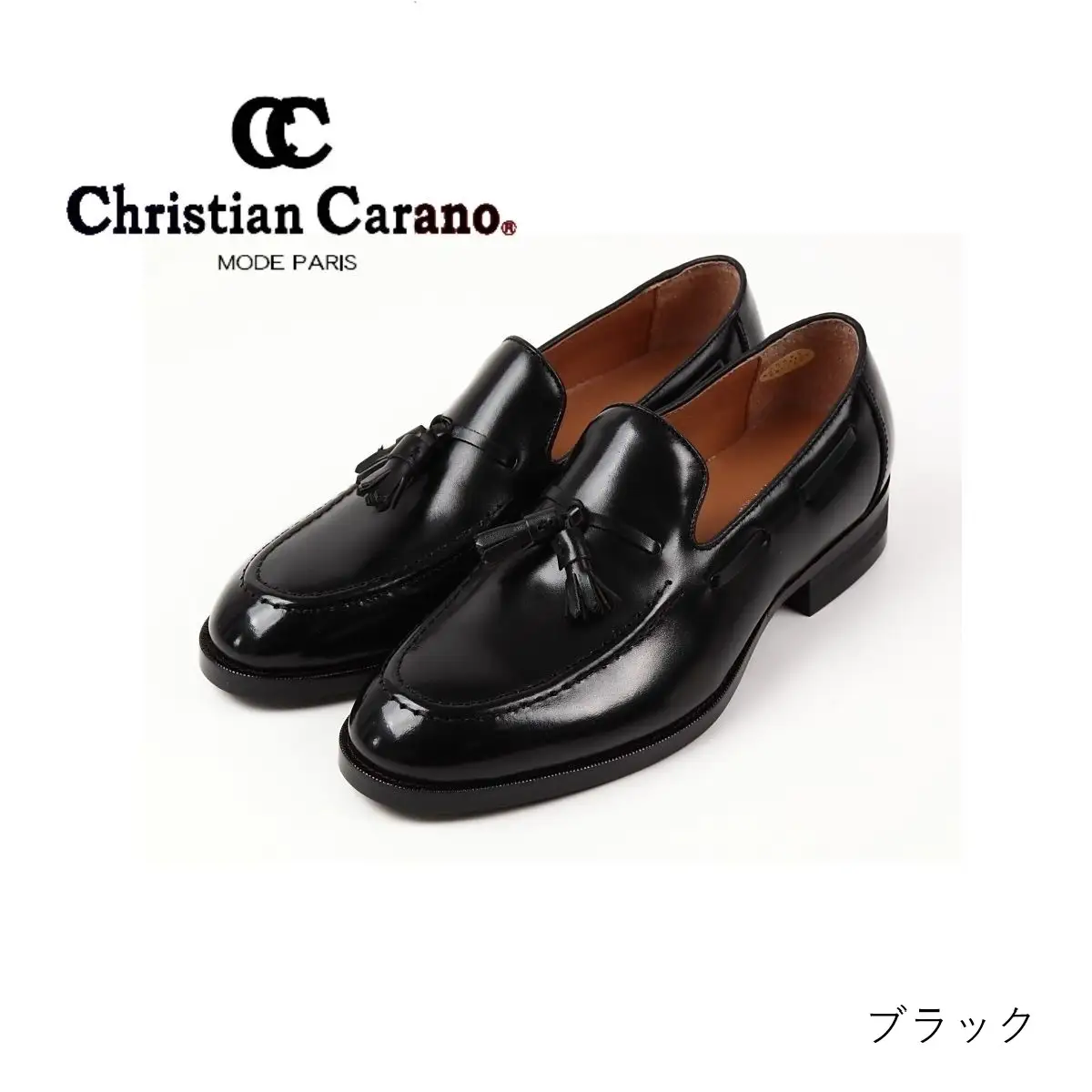 【浅草の靴】クリスチャンカラノ 本革ビジネスシューズ[FH-26](サイズ：25.0cm、カラー：ブラック)_0045-006-T03-1-1