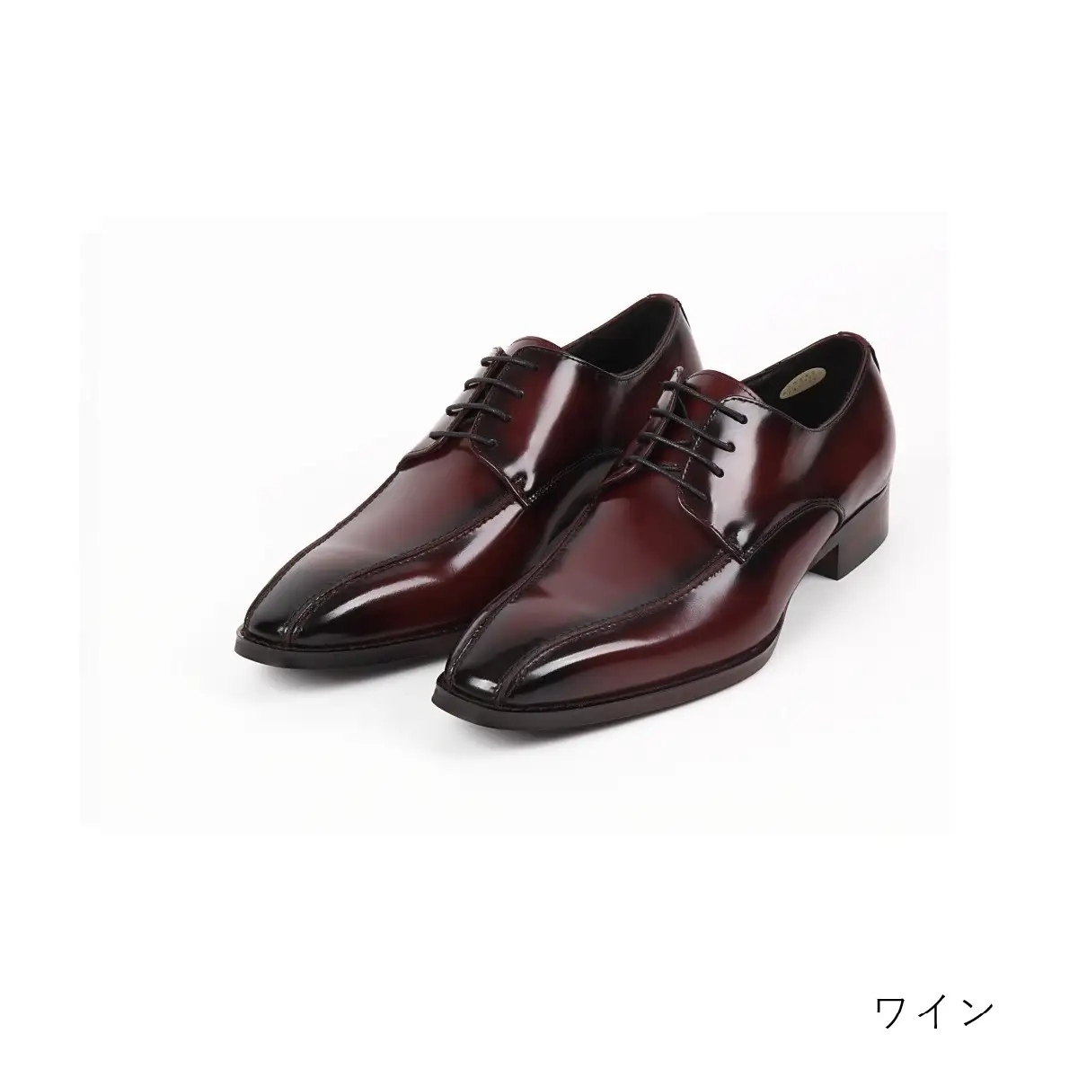 【浅草の靴】クリスチャンカラノ 本革ビジネスシューズ[TK-488](サイズ：25.5cm、カラー：ワイン)_0045-008-T03-3-3