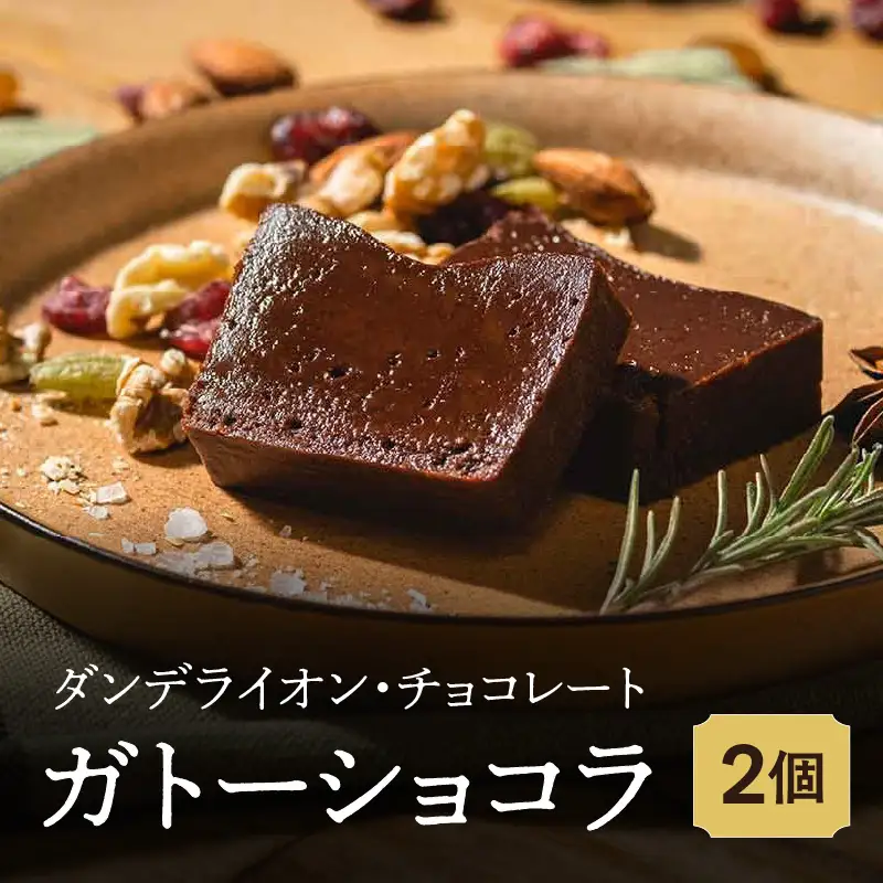 【ダンデライオン・チョコレート】ガトーショコラ（2個）_0078-002-T03