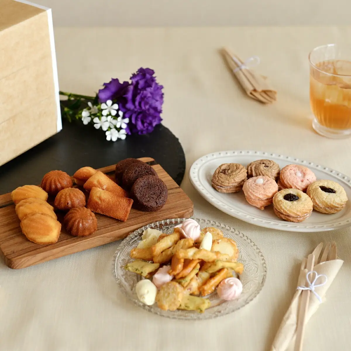 【NOAKE TOKYO（野空）】 コッフルジュエ3種重ね～沢山のお愉しみを詰込んだ小菓子の玉手箱～_0091-001-T03