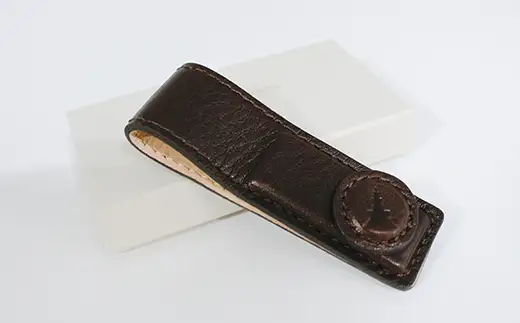 POCKET HANDKERCHIEF STOPPER [KLG-1001](カラー：ダークブラウン)_0134-001-T04-2