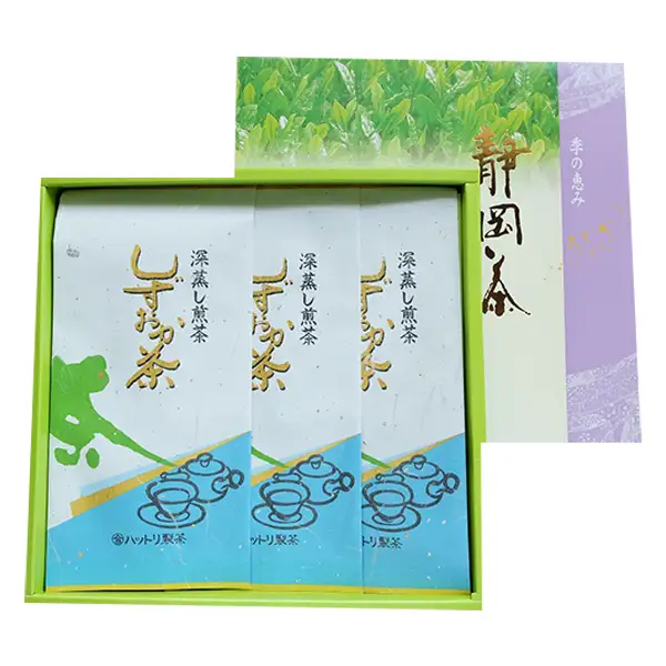 a10-024　深むし静岡茶：80g×3本