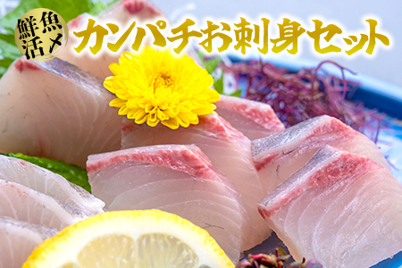 【 高鮮度 】 鮮魚活〆 カンパチ お刺身 セット M079-004 魚 冷凍