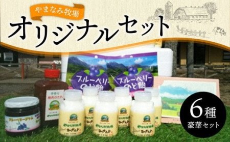 やまなみ牧場 オリジナルセット 飲むヨーグルト ブルーベリー 焼肉のタレ