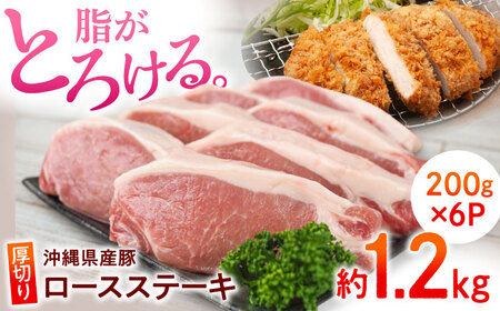 沖縄県産 豚ロース 厚切り 約1.2kg BCAJ011