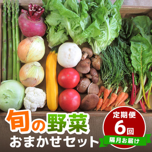 【2ヶ月毎に6回お届け】 旬の野菜・定期便（12か月） セット 詰め合わせ 季節 季節の野菜 有機質 肥料 農薬 減農薬 不使用 和野菜 西洋野菜 山菜 果物 冷蔵便 鮮度 お楽しみ 