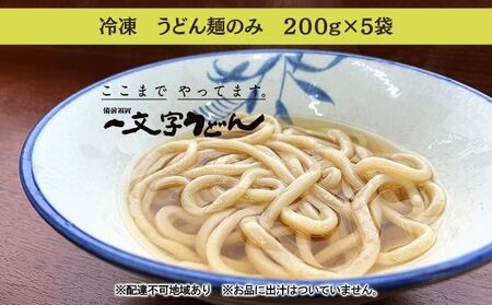 うどん 冷凍 うどん 麺のみ 200g×5袋