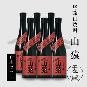 焼酎尾鈴山（山猿6本）720ml×6本 K08_0033_1