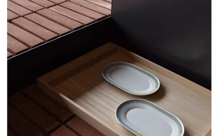 1616/ PC Oval Plate 200 2枚セット【1616/arita japan】有田焼 食器 器 皿 中皿 楕円皿 プレート オーバルプレート ホワイト シンプル A27-19