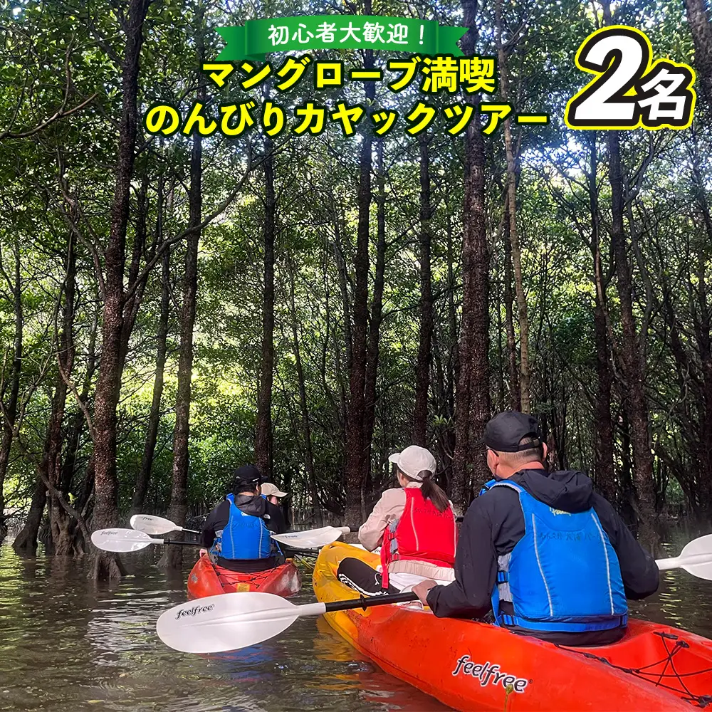 初心者大歓迎！マングローブ満喫のんびりカヤックツアー（ペアチケット）