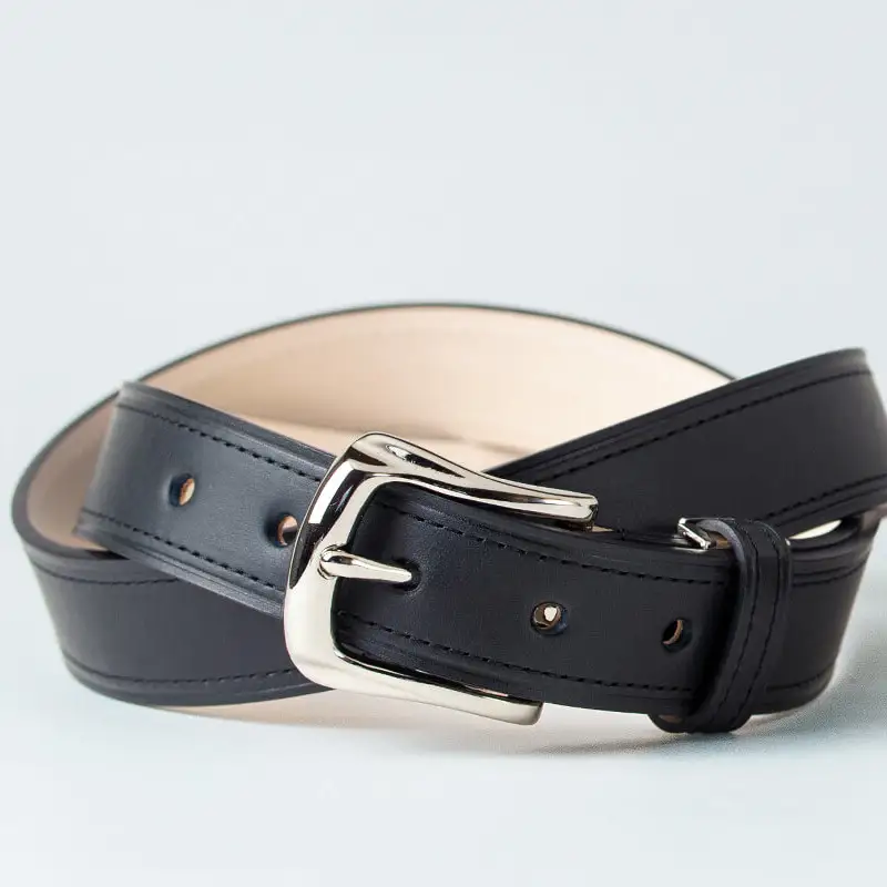 【Alt81】国内産オリジナルレザーを使用したメンズベルト(カラー：藍鉄)_0144-002-T04-1