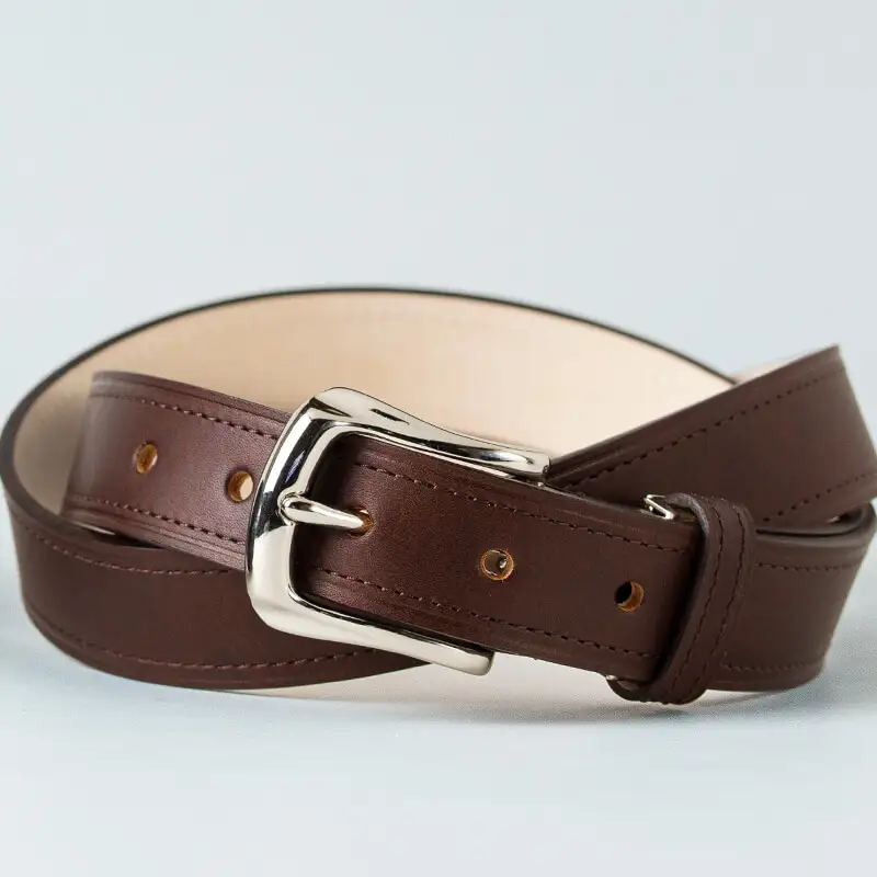 【Alt81】国内産オリジナルレザーを使用したメンズベルト(カラー：ダークブラウン)_0144-002-T04-2