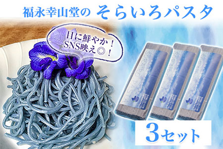 御船町 福永幸山堂のそらいろパスタ 3個入り