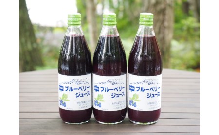沢屋ブルーベリージュース600ml×3本セット 果汁飲料 
