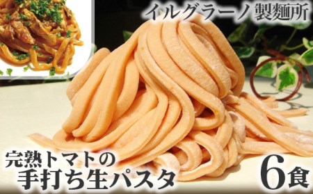 完熟トマトの手打ち生パスタ6食［No.020］