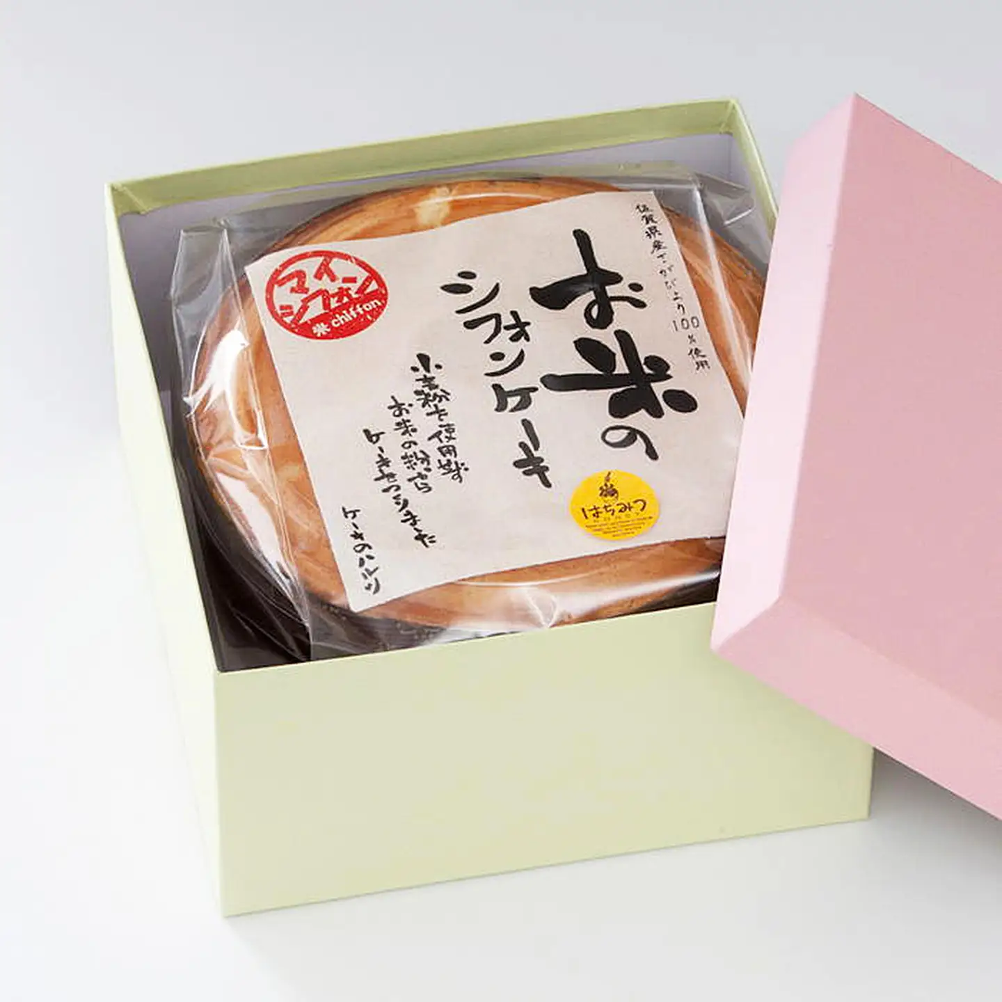 佐賀産100％さがびより使用のお米のシフォンケーキ：B120-024