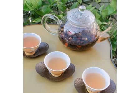 日本茶＆ハーブ平野屋オリジナルブレンドとポストカードセット お茶 日本茶 オリジナルブレンド ブレンド茶 ハーブ ポストカード セット 詰め合わせ ギフト 贈り物 【069_1916】