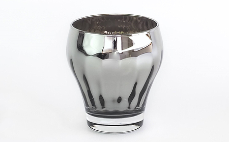 Jewelry・Glass／日本酒グラスセット 白銀 【ガラス 強化ガラス チタン】 食器 キッチン用品 2個 職人 手仕事 機能 造形美 ペア マイルド 深み 香り 香気 風味 甘味 際立たせる お酒 