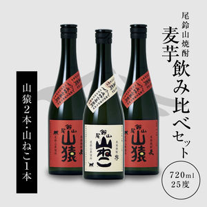 焼酎尾鈴山(山ねこ1本・山猿2本)720ml_K09_0019_4