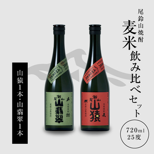 焼酎尾鈴山(山猿1本・山翡翠1本)720ml_K09_0017_4