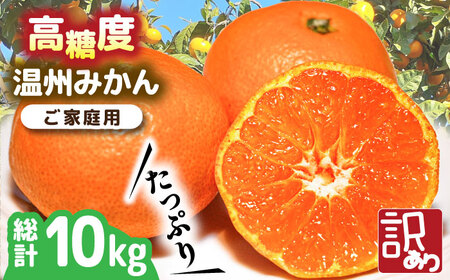 【2026年11月下旬-発送】温州みかん 約10kg（傷もの）南島原果物屋 [SCV015] みかん