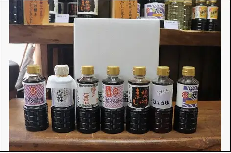 【福岡市香椎の老舗醤油屋】ミニサイズ調味料７本セット