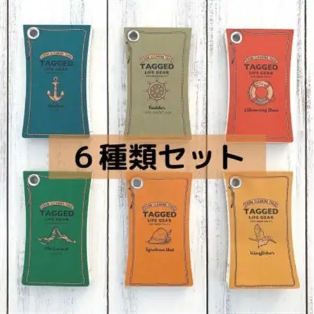 耐洗紙メモ、ノート【TAGGED　LIFEGEAR】　6種類セット(L)×2【1328381】