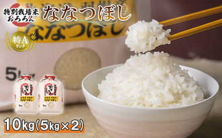 【2025年産】 北海道羽幌産 特別栽培米 ななつぼし10kg （5kg×2セット）【0812402】