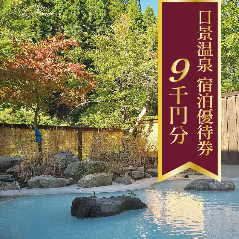 150P8402 日景温泉宿泊優待券【9,000円分】【配送日指定不可】
