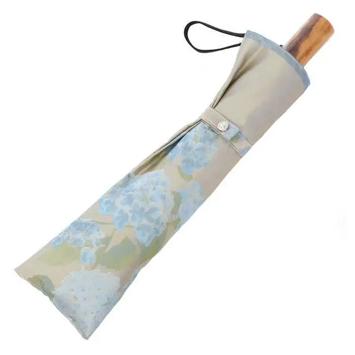 槙田商店【晴雨兼用】折りたたみ傘 ”絵おり” 紫陽花