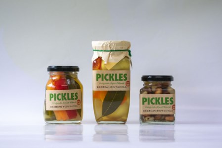 ゆめ工房DAN オリジナル ピクルス ギフト 贈答 健康 瓶詰め お酢 豆 卵 3本セット